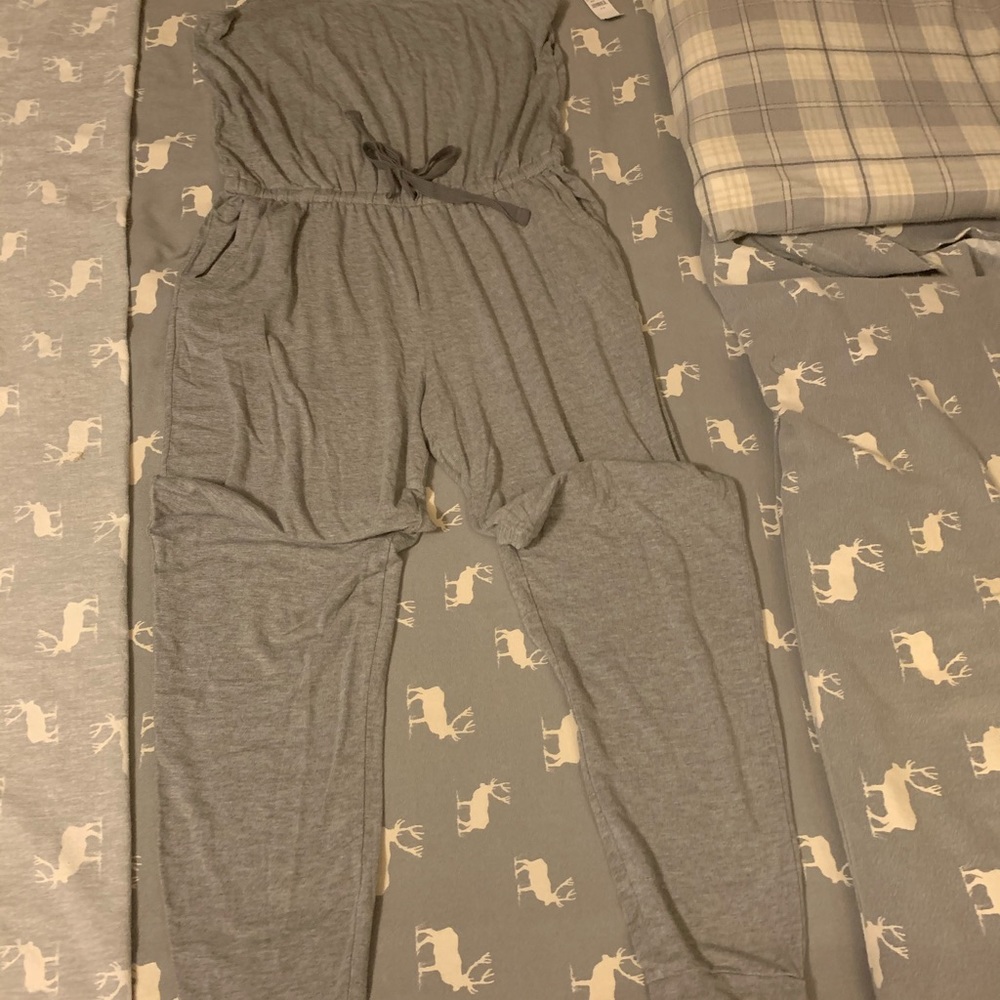 Aerie grey jumpsuit